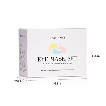 PEAUAMIE Under Eye Patches for Puffiness and Dark Circles