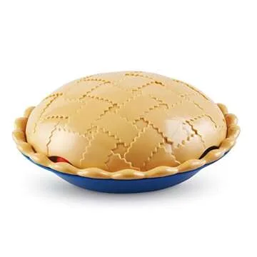 Learning Resources Super Sorting Pie - 68 Pieces, Ages 3+ Toddler Fine Motor Toy, Preschool Learning Games, Develops Counting and Color Recognition, Pretend Play Food, Kids Tweezers