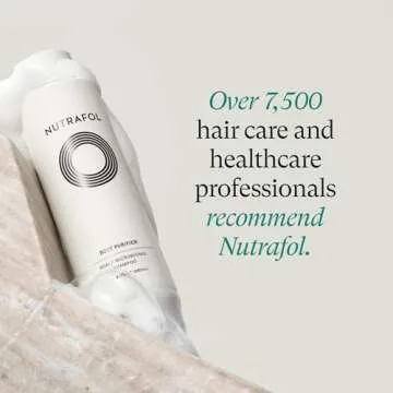 Nutrafol Shampoo and Conditioner, Cleanse and Protect Hair and Scalp, Improves Hair Volume, Strength and Texture, Physician-formulated for Thinning Hair, Color Safe - 8.1 Fl Oz Bottle