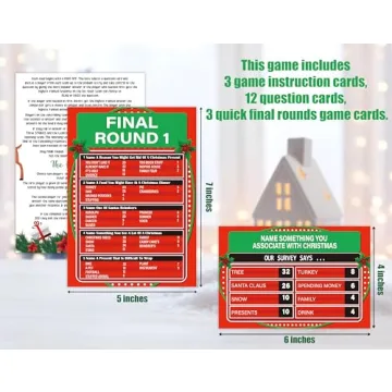 Christmas Friendly Feud Game for Family Fun