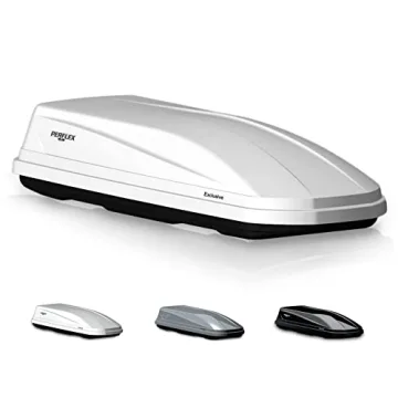 Perflex Exclusive Rooftop Cargo Box Carrier Large 17.7 Cubic Feet Car Top Mount Travel Luggage Stora...