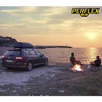 Perflex Rooftop Cargo Box 17.7 Cu Ft Dual Side
