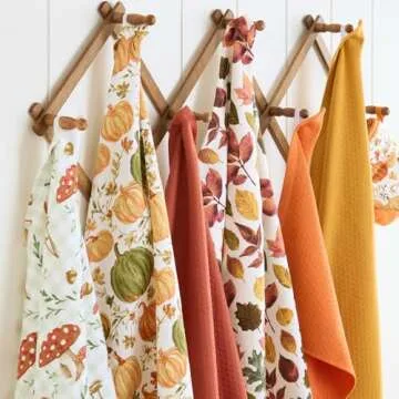 Martha Stewart Autumn Harvest Kitchen Towels 3-Pack Set