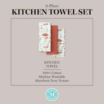 Martha Stewart Autumn Harvest Kitchen Towels 3-Pack Set