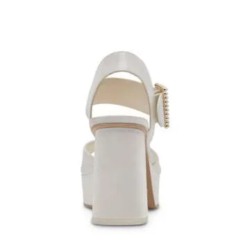 Dolce Vita Women's Bobby Slide Sandal – Elegant White Pearls
