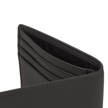Leatherology Black Onyx Thin Bifold Wallet for All Occasions