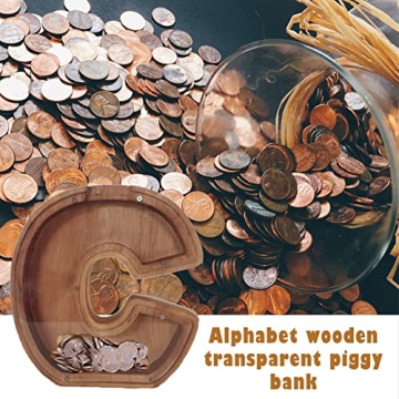 Personalized Wooden Money Bank for Kids' Gifts