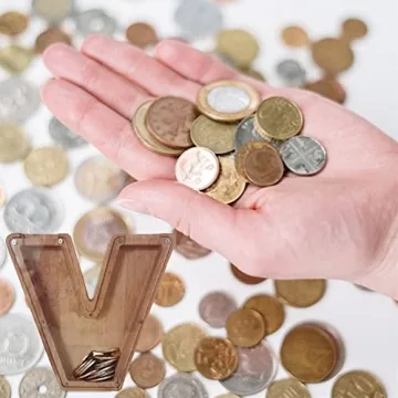 Personalized Wooden Money Bank for Kids' Gifts