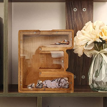 Personalized Wooden Money Bank for Kids' Gifts