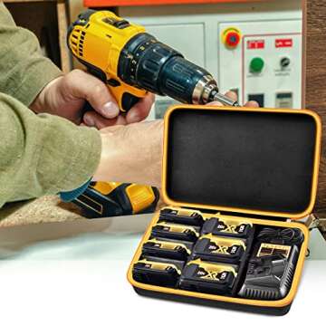 Extra Large DEWALT Battery Storage Holder Case for 20V/60V