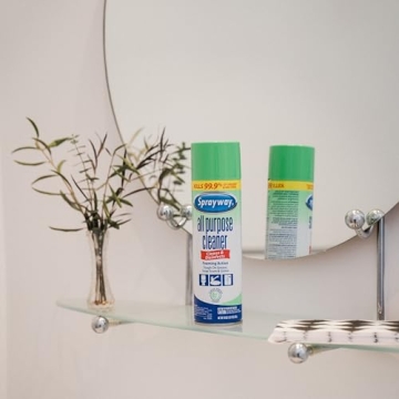 Sprayway SW5002R All Purpose Disinfectant Cleaner, Foaming Action, 19 Ounce