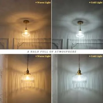 Shenmoyl Vintage Pendant Light for Kitchen & Dining