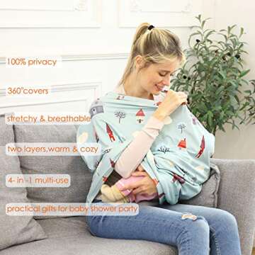 Winter Fleece Lined Multi-use Baby Carseat Covers