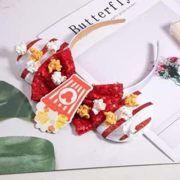 CHuangQi Mouse Ears Headband - Double-Sided Sequins Fun