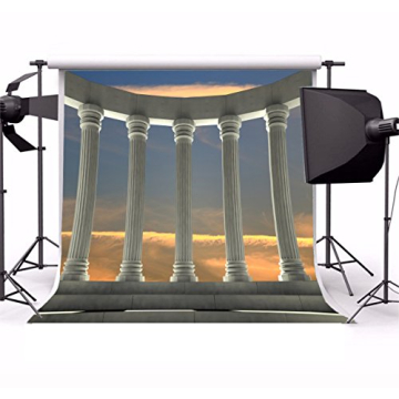 Greek Columns Backdrop 8x8ft for Elegant Celebrations