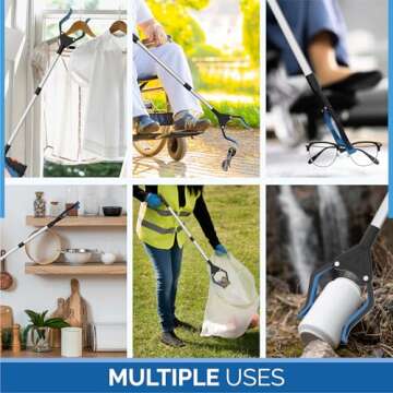 FitPlus 2024 Upgrade PowerGrip T9 Grabber Reacher Tool