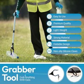 FitPlus 2024 Upgrade PowerGrip T9 Grabber Reacher Tool