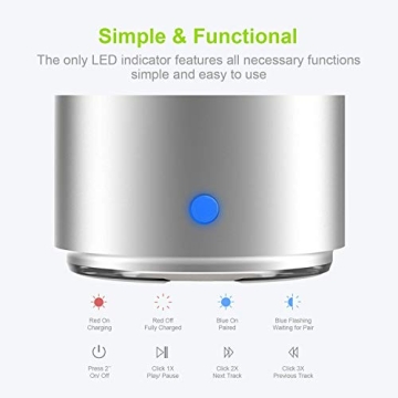 EWA A106Pro Mini Bluetooth Speaker Loud Bass Portable