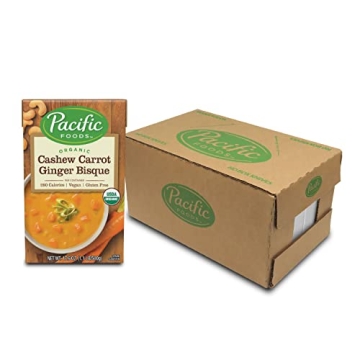 Organic Pacific Foods Cashew Carrot Ginger Bisque Soup