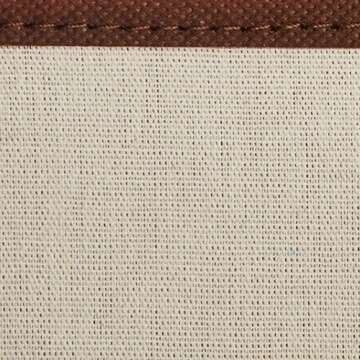 Amazon Basics Rectangular Foldable Laundry Basket Hamper, Beige,Brown