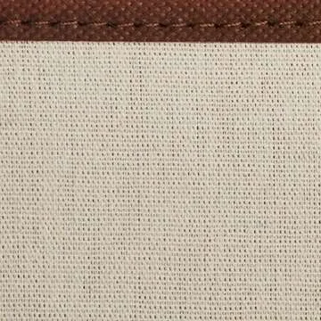 Amazon Basics Rectangular Foldable Laundry Basket Hamper, Beige,Brown