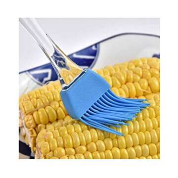 SILCONY 7" Silicone Basting Brush for Cooking & Baking