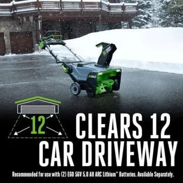 EGO Power+ SNT2110 Cordless Snow Blower with Steel Auger