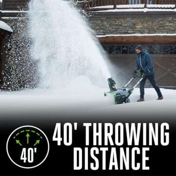 EGO Power+ SNT2110 Cordless Snow Blower with Steel Auger