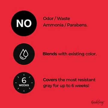 Professional Root Touch Up Hair Coloring Kit, Dark Brown, 4 applications