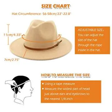 Lisianthus Women Wide Brim Fedora Hat for Stylish Comfort