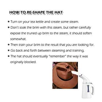 Lisianthus Women Wide Brim Fedora Hat for Stylish Comfort