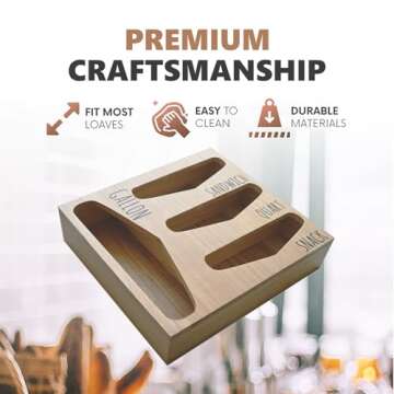 Losvio Bag Storage Organizer (Natural)