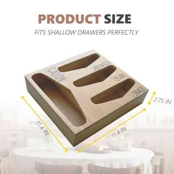 Losvio Bag Storage Organizer (Natural)