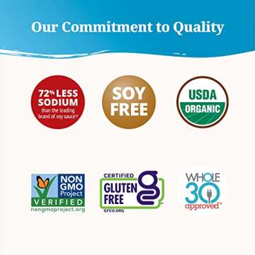 Coconut Secret Coconut Aminos Variety Pack - Coconut Aminos Original, Garlic Sauce & Teriyaki Sauce