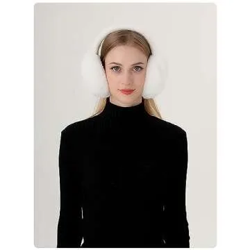 Yedilen Women Winter Ear Muffs Cute Faux Fur Headband
