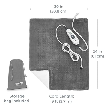 Buy Pure Enrichment 20x24 Ultra-Wide Heating Pad Now