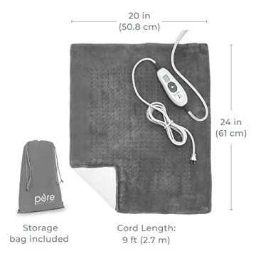 Buy Pure Enrichment 20x24 Ultra-Wide Heating Pad Now