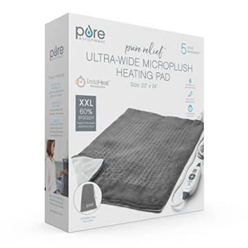Buy Pure Enrichment 20x24 Ultra-Wide Heating Pad Now