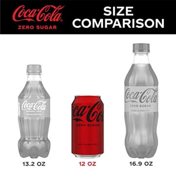Coke Zero Sugar Cola 12 oz Pack - Refreshing Taste