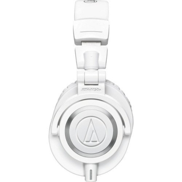 Audio-Technica ATH-M50xWH Headphones with Stand & Cable