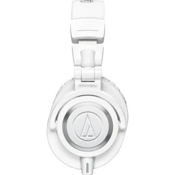 Audio-Technica ATH-M50xWH Headphones with Stand & Cable