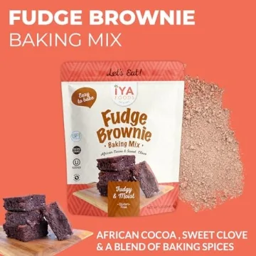 Iya Foods Fudge Brownie Baking Mix - Gluten Free & Delicious