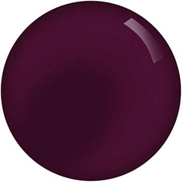 AIMEILI Soak Off U V LED Gel Nail Polish - Burgundy Plum Dark Purple (028) 10ml