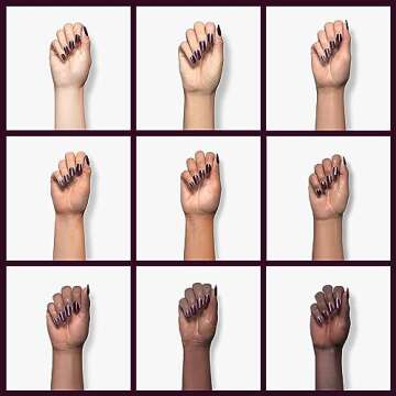 AIMEILI Soak Off U V LED Gel Nail Polish - Burgundy Plum Dark Purple (028) 10ml