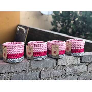 Sosibon Large Seagrass Belly Basket with Handles for Storage (Natural)