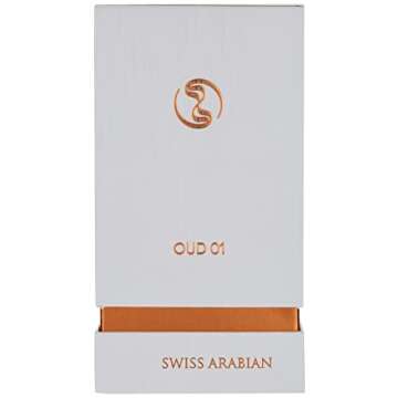 Swiss Arabian Oud 01 - Arabian Perfumes for Women and Men - Long Lasting Perfume - Floral, Spicy, Am...