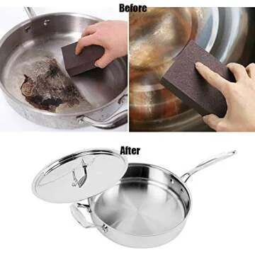 Wellgo 6 Pack Sanding Sponges Set for DIY and Woodworking