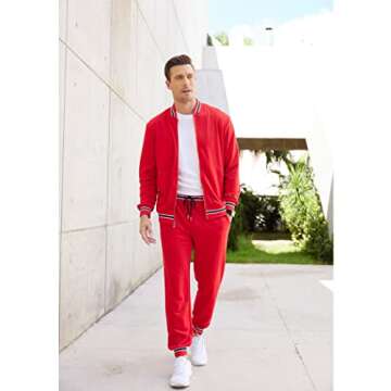 Comfortable COOFANDY Men's Casual Tracksuit for All Occasions