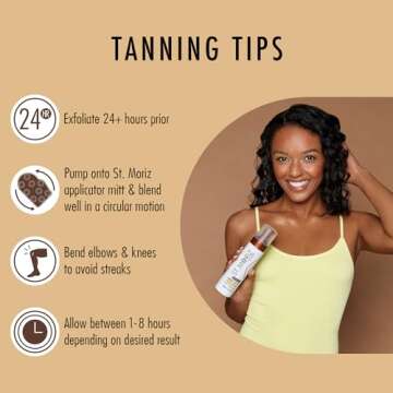 St. Moriz Ultra Dark Self Tanner Mousse - Flawless Tan Experience
