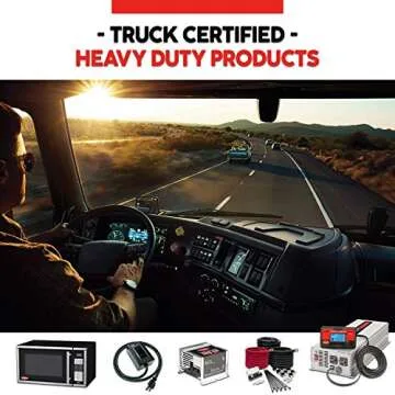 TUNDRA MW Series Truck Microwave Oven - Durable 120V RV Truck Countertop Oven with 20L/0.7 ft³ Capacity, 6 Auto-Cook Programs, Child Lock, LCD Display, Control Panel, Timer Function - MW700